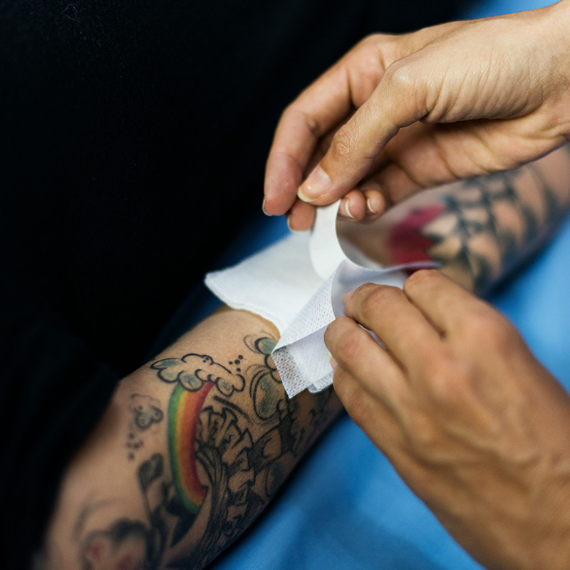 Cover-ups tattoo style